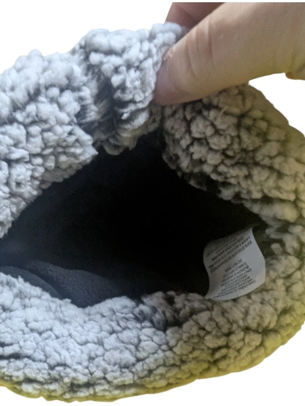 Cat & Jack Winter Hat & Mittens Set Black Baby 0-6 Months